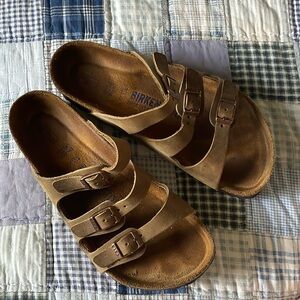 Birkenstock sandals Florida full grain leather 37, like new